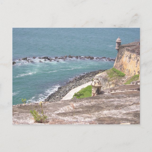 Postal El Morro, Puerto Rico (Anverso)