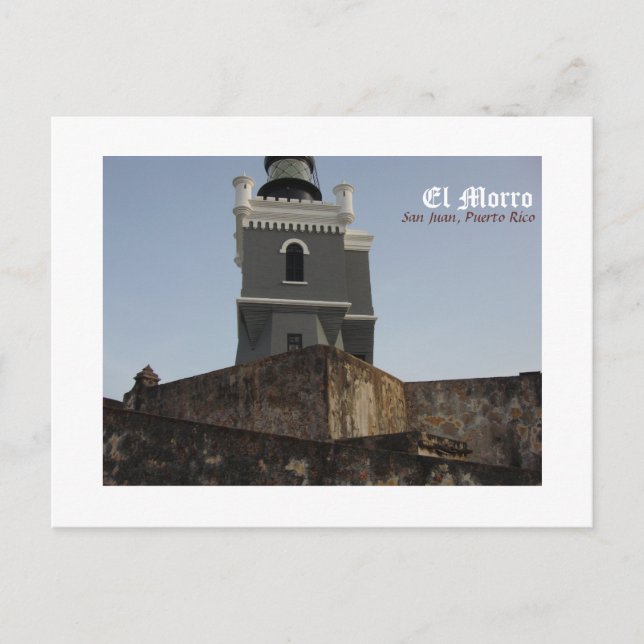 Postal El Morro, San Juan, Puerto Rico (Anverso)