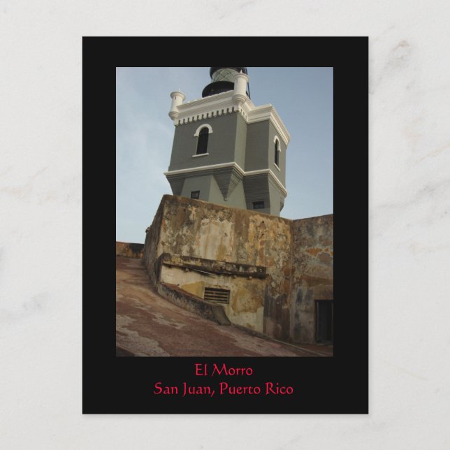 Postal El Morro, San Juan, Puerto Rico (Anverso)
