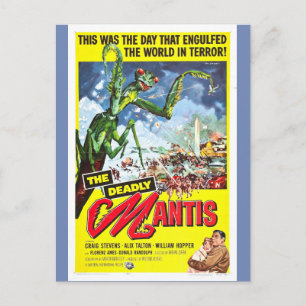 Postal EL MORTAL poster DE películas DE MANTIS