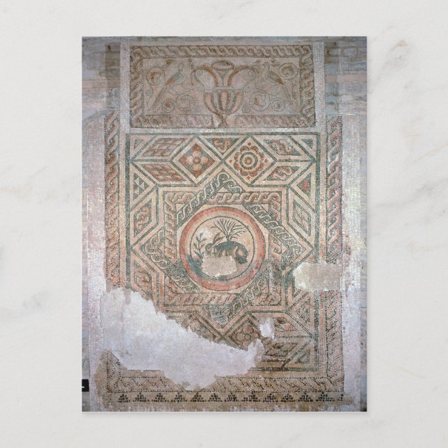 Postal El mosaico de la liebre, 350 AD (Anverso)
