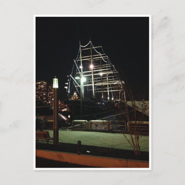 Postal El Moshulu en Penn's Landing Philadelphia (Anverso)