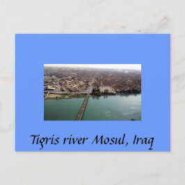 Postal El Mosul del Río Tigris, Irak