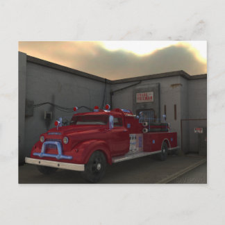 Postal El motor del fuego