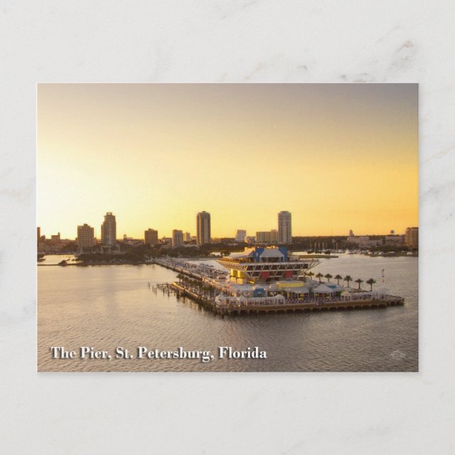 Postal El muelle (Anverso)