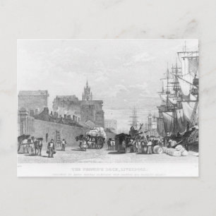 Postal El muelle del príncipe, Liverpool