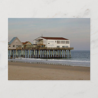 Postal El muelle en la playa de Old Orchard, Maine