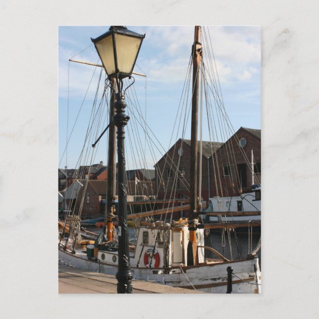 Postal El muelle, Exeter, Devon, Reino Unido (Anverso)