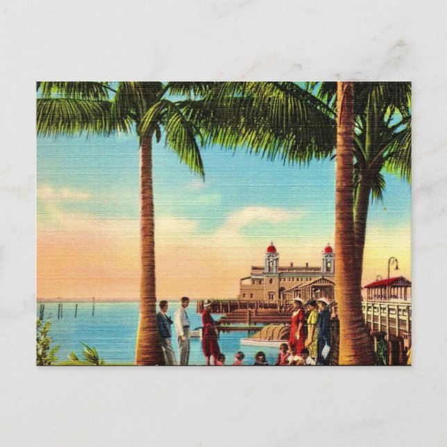 Postal El Muelle Ft. Myers  (Anverso)