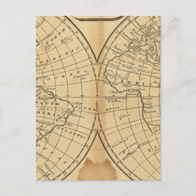 Postal El mundo (Anverso)