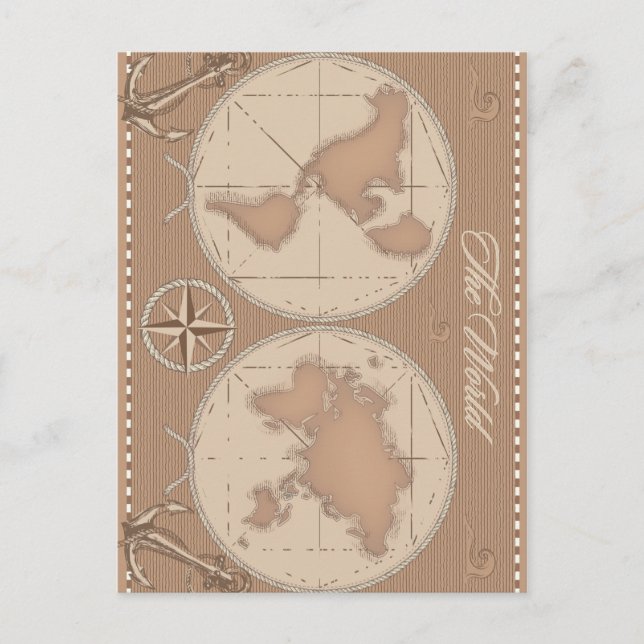 Postal El mundo (Anverso)