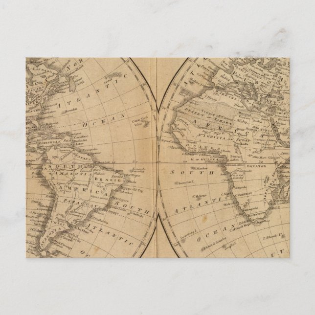 Postal El mundo 2 (Anverso)