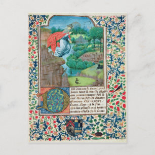 Postal El mundo de la creación, de Traite de Medecine