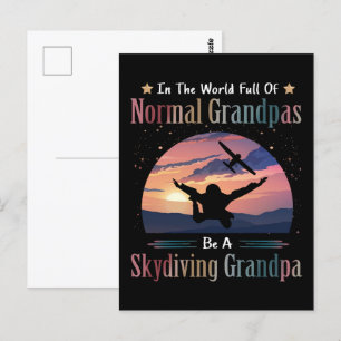 Postal El Mundo Lleno De Abuelos Normales Esté Desquician
