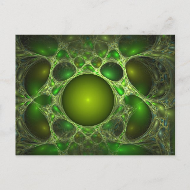 Postal El mundo verde (Anverso)
