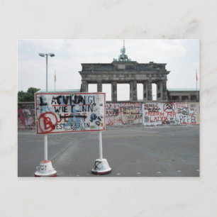 Postal El muro de Berlín