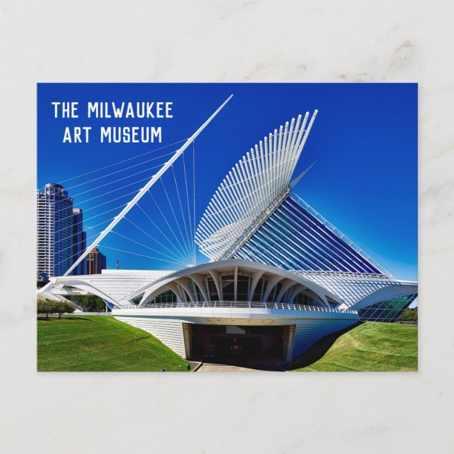 Postal El museo de arte de Milwaukee (Anverso)