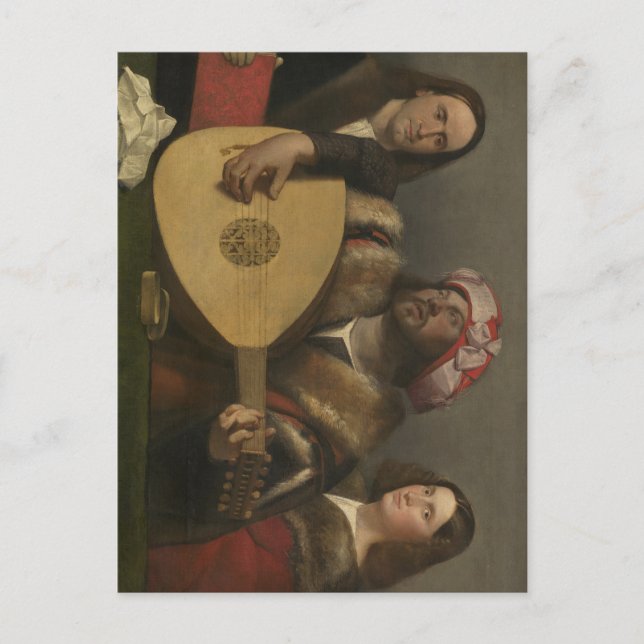 Postal El músico (Anverso)