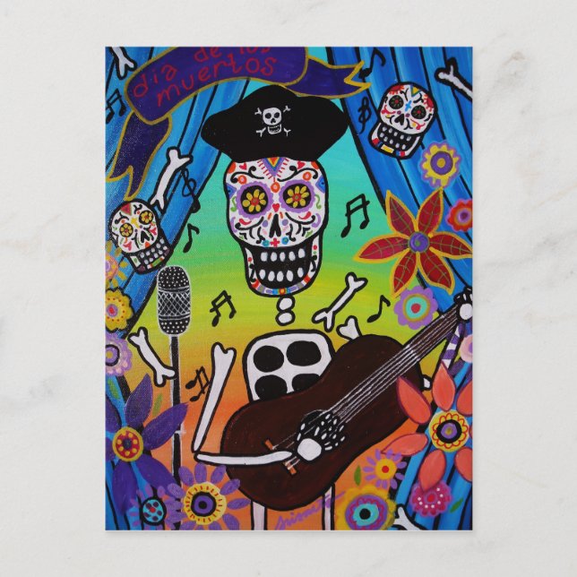 POSTAL EL MUSIKERO (Anverso)