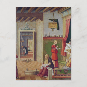 Postal El nacimiento de la Virgen, 1504-08