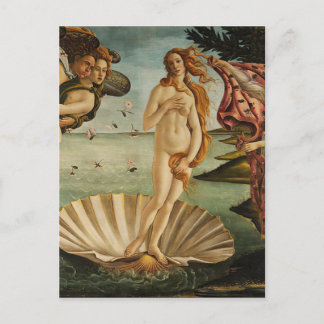 Postal El nacimiento de Venus - Sandro Botticelli