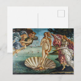 Postal El nacimiento de Venus | Sandro Botticelli |