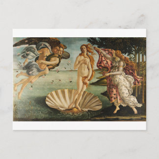 Postal El nacimiento de Venus - Sandro Botticelli