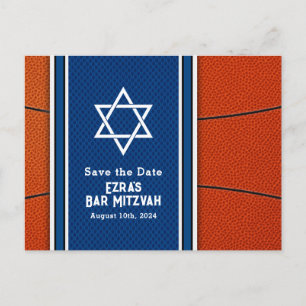 Postal El Naranja azul Bar de Baloncesto Mitzvah Salva la