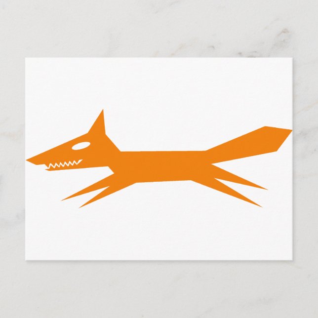 Postal El Naranja rápido Fox (Anverso)