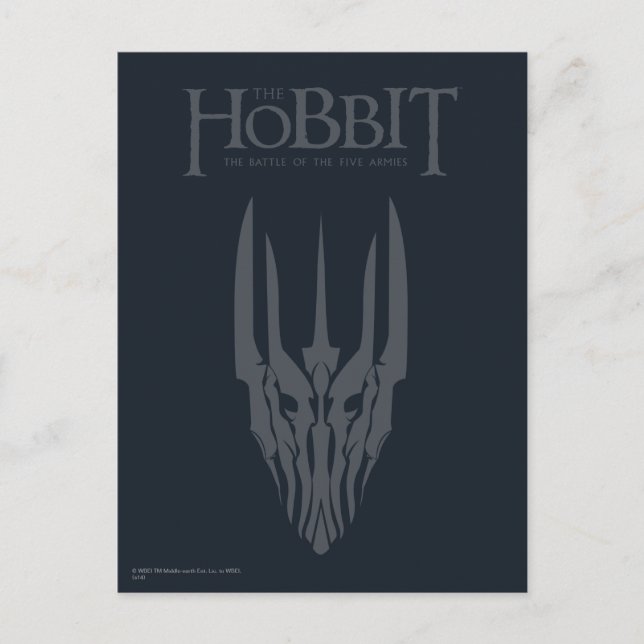 Postal El Necromancer de Dol Guldur (Anverso)