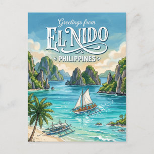 Postal El Nido Filipinas