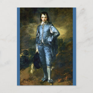 Postal El niño azul de Thomas Gainsborough