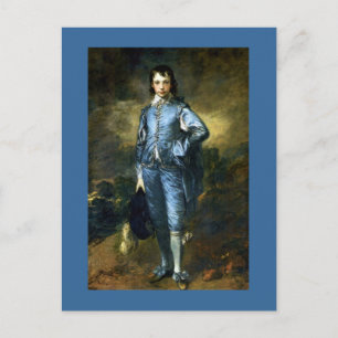 Postal El niño azul de Thomas Gainsborough 