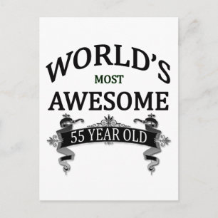 Postal El niño de 55 años más asombroso del mundo