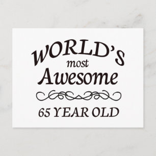 Postal El niño de 65 años más asombroso del mundo