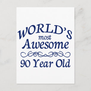 Postal El niño de 90 años más asombroso del mundo