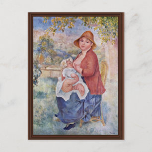 Postal El Niño En La Maternidad,