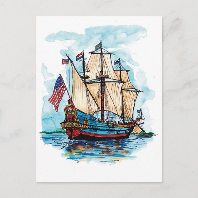 Postal El níquel de Kalmar (Anverso)