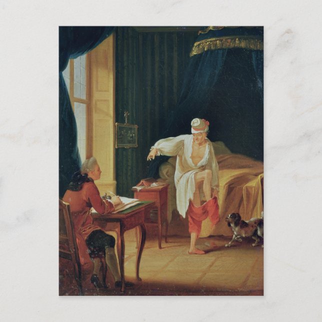 Postal El nivel de Voltaire en Ferney, después de 1759 (Anverso)