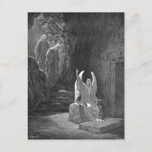 Postal Él no está aquí