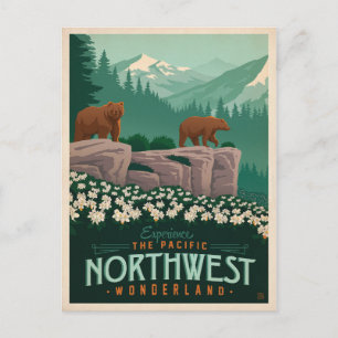 Postal El noroeste del Pacífico   Estados Unidos