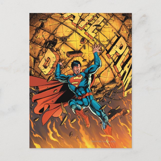 Postal El nuevo 52 - Superman #1 (Anverso)