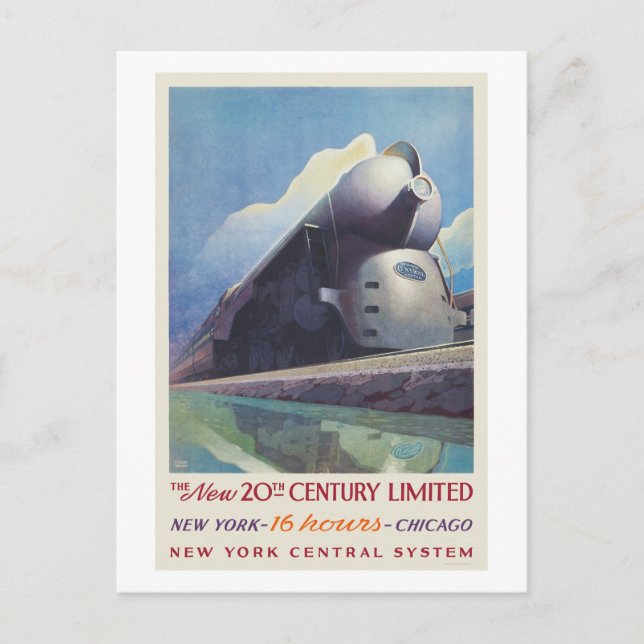 Postal El nuevo afiche de cosecha limitada del siglo XX d (Anverso)