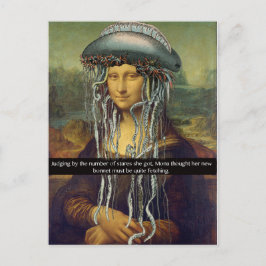 Postal "El nuevo bonnet de Mona"