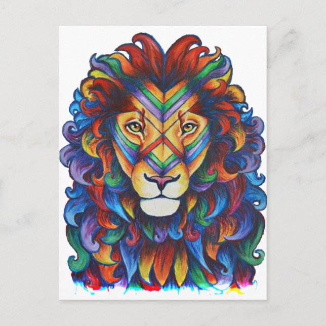 Postal El nuevo cabello de Mufasa sí (Anverso)