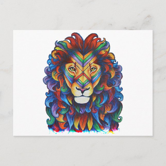 Postal El nuevo cabello de Mufasa sí (Anverso)