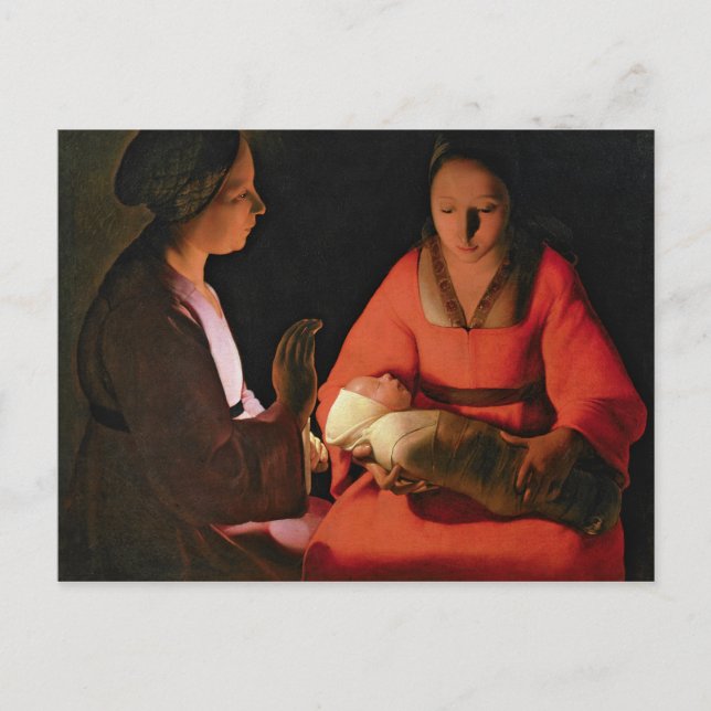 Postal El nuevo niño nacido a finales de los años 1640 (Anverso)