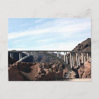 Postal El nuevo puente en la represa Hoover