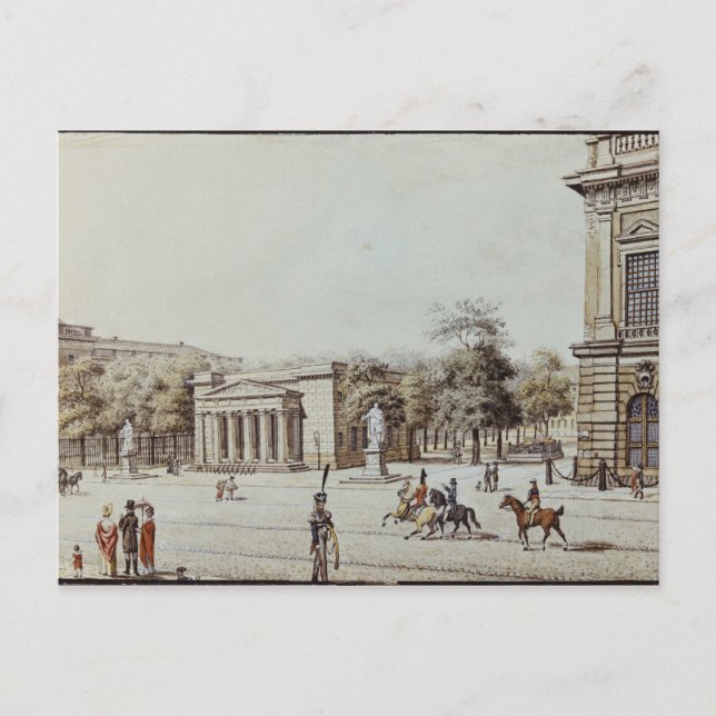 Postal El nuevo Watch House, junto a la Armería, Berlín (Anverso)