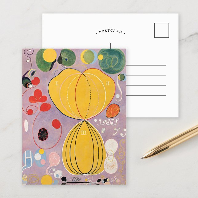 Postal El número 7 más grande | Hilma af Klint (Subido por el creador)